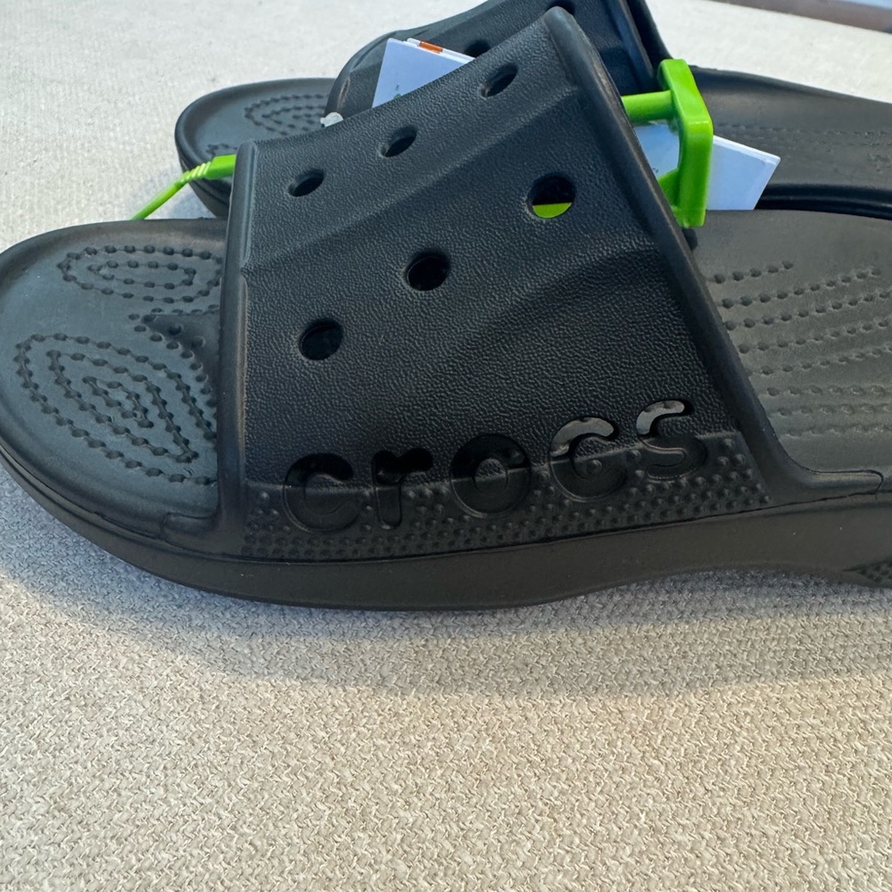 Crocs Baya II Slide, Black Noir, Sz M5/W7, NWT - Picture 3 of 10